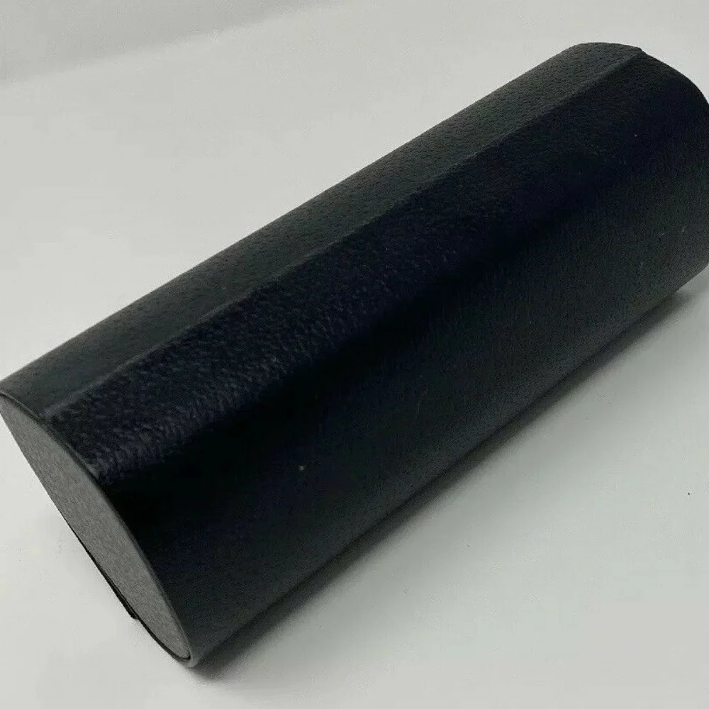 Burberry Hard Black Leather Glasses Case